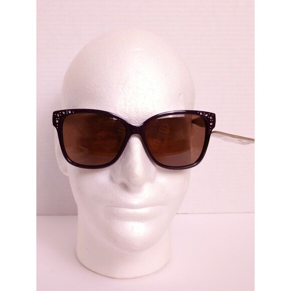 Foster Grant UN1018 Annalise Polarized with Rhinestone Accents Sunglasses - Picture 5 of 15